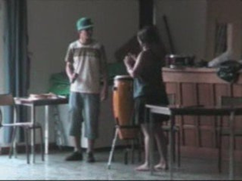 Val D'Oule 2009 - Détente en salle Polyvalente