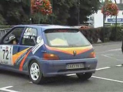 Rallye de l'avesnois 2009 Equipage 72 Baudier/Tellier