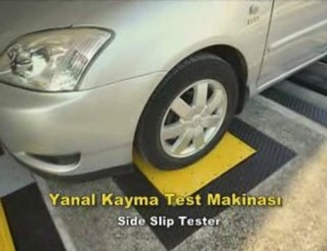SERP AUTO YANAL KAYMA TEST MAKİNASI (Side Slip Tester)