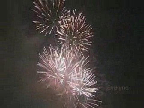 Feu d'artifice de Biarritz le 15 Août 2009