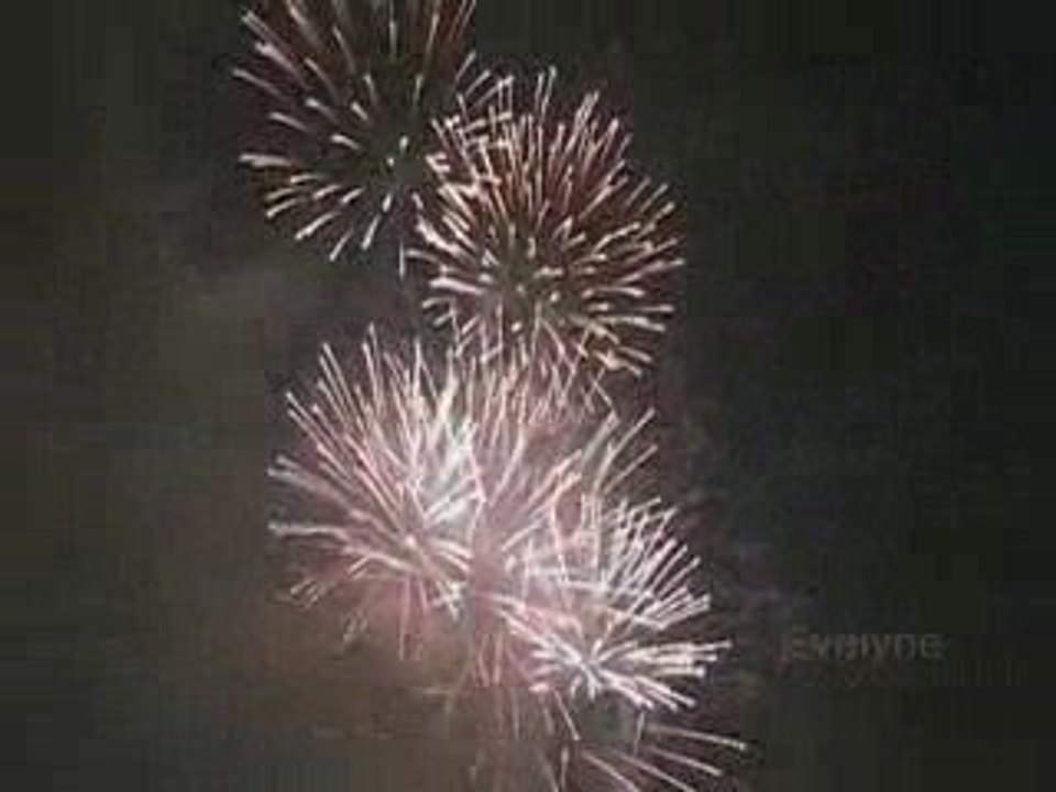 Feu d'artifice de Biarritz le 15 Août 2009