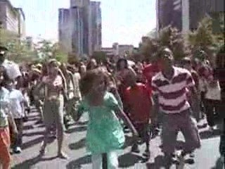 Flash Mob Montreal Mickael Jackson