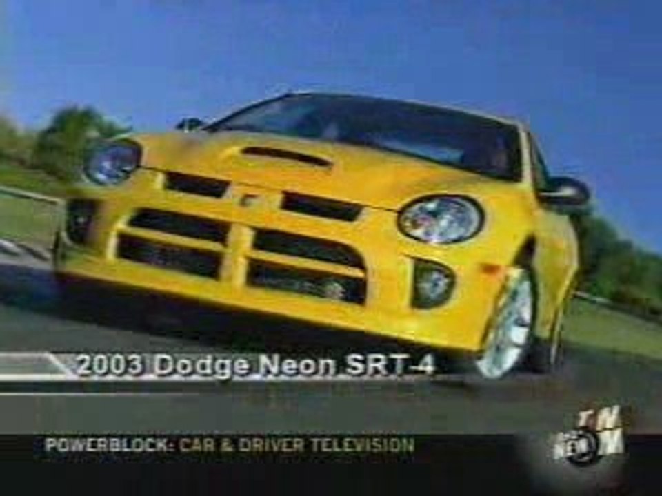 Essai américain Dodge Neon SRT4 2003