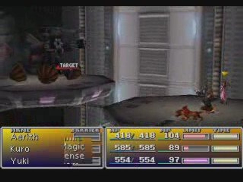FF7 Hard : boss 6 et 7 Cent artilleurs & Hélimitrailleuse