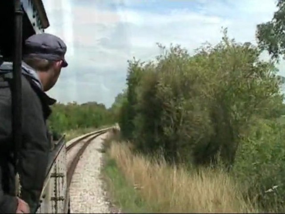 Voyage en train vapeur avec la 130 Cail du CFBS