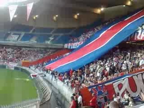 PSG LEMANS tifos du psg auteuil