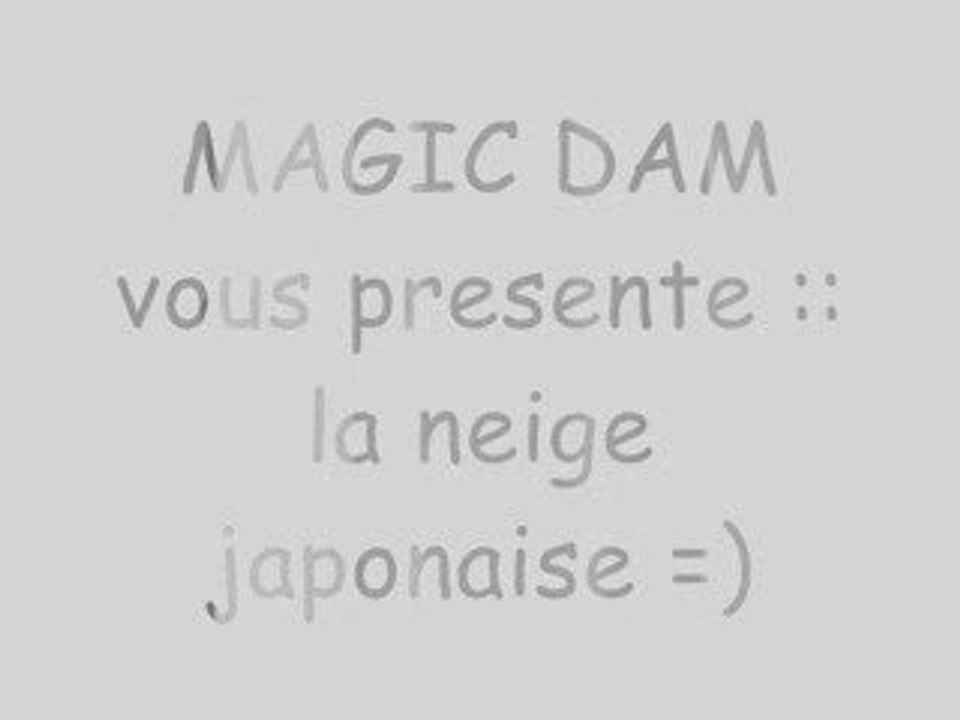 neige japonaise