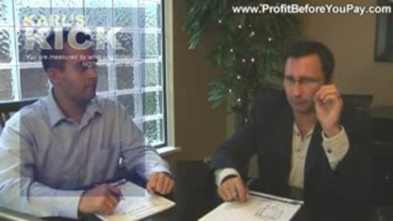 Karl Bryan's Low Cost No Promotions Profit Before You Pay