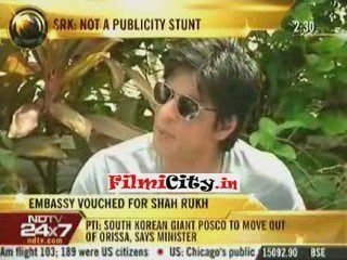 SRK Speaks on US Airport Detention