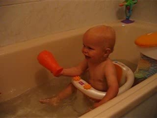 Dans le bain, 17 août 2009