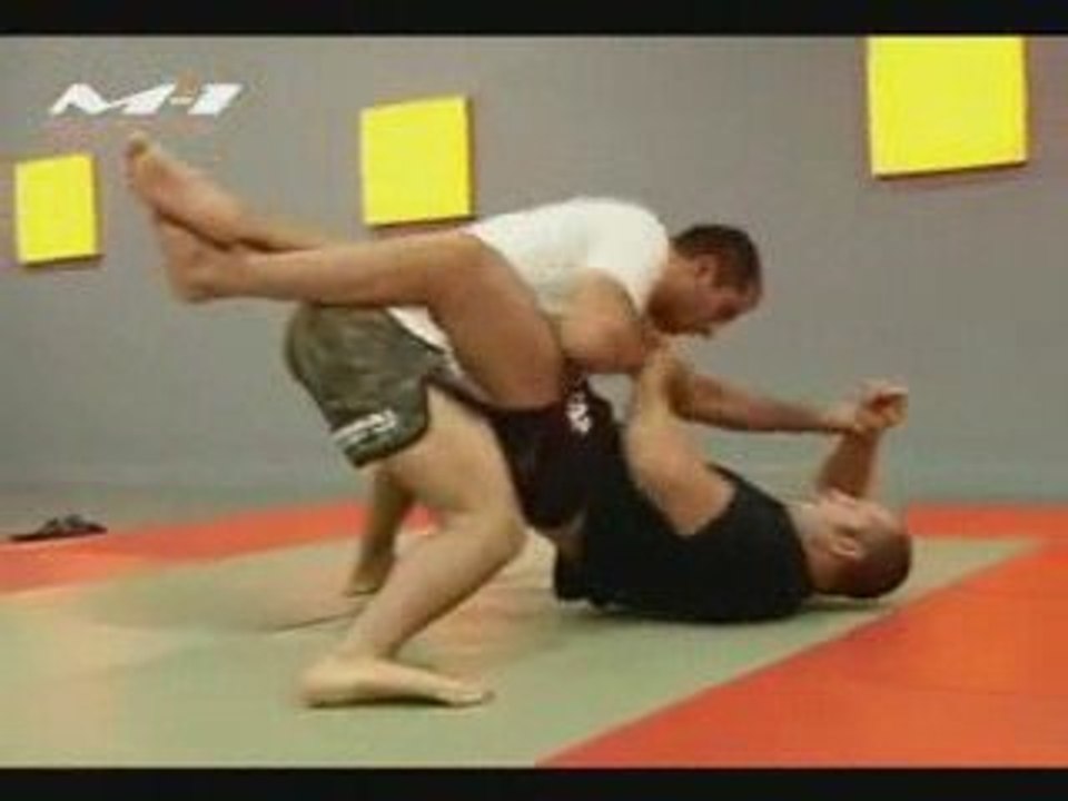 Fedor Emelianenko and Gegard Mousasi practice demonstration