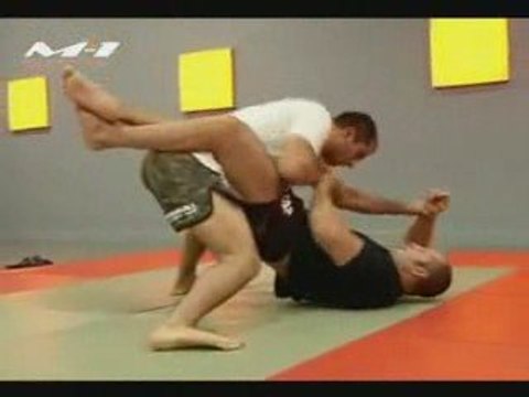 Fedor Emelianenko and Gegard Mousasi practice demonstration