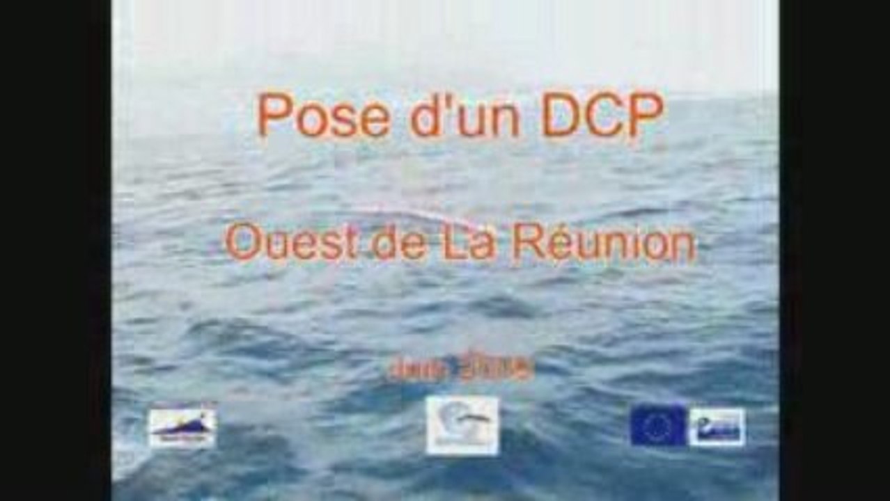 Pose d'un DCP dans l'ouest de La Réunion