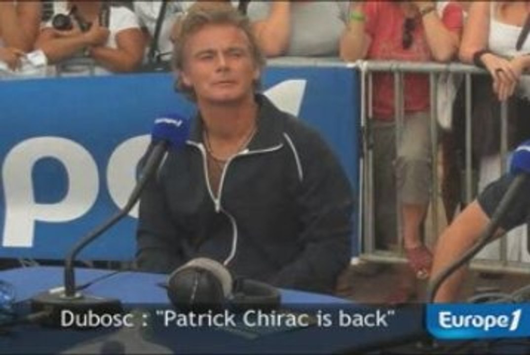 Dubosc : "Patrick Chirac is back !"