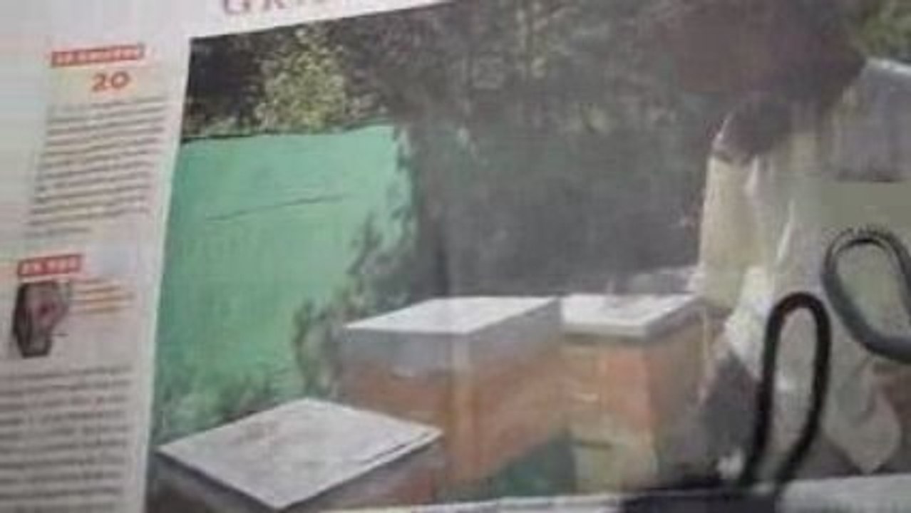 Maya lit le journal de la depeche du 19 aout 2009