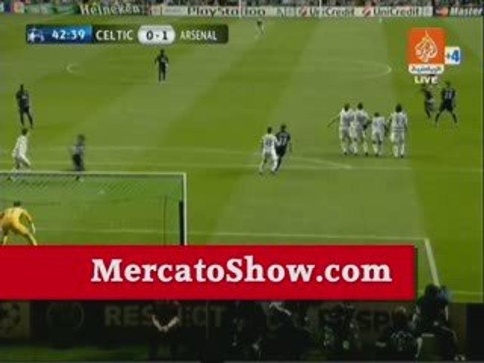 Celtic Glasgow - Arsenal 0-1 Gallas