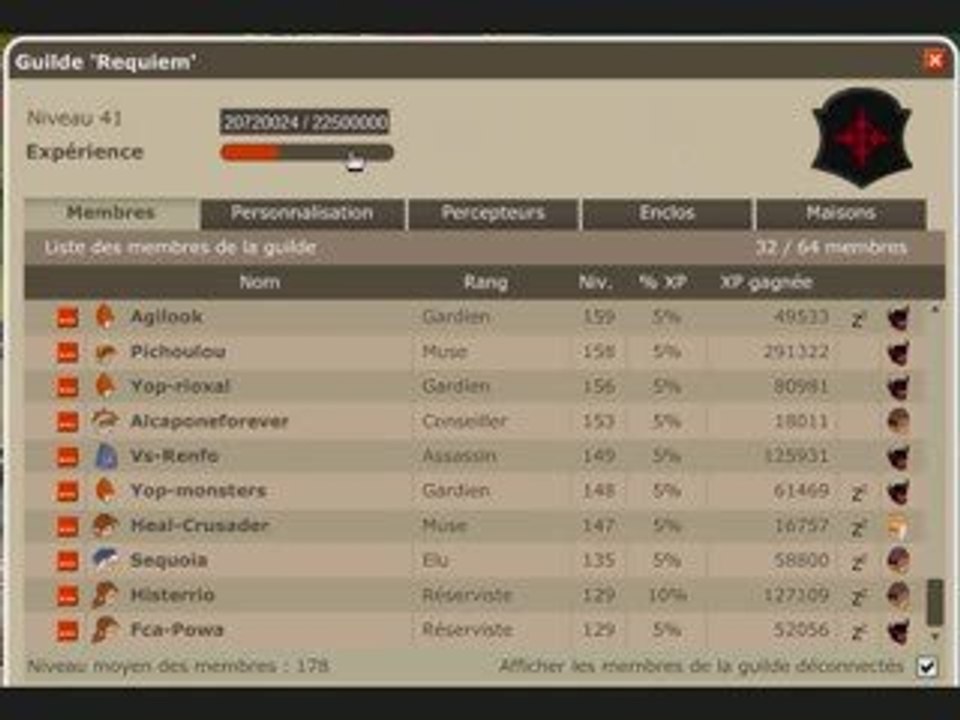 Guilde Requiem serveur Otomai