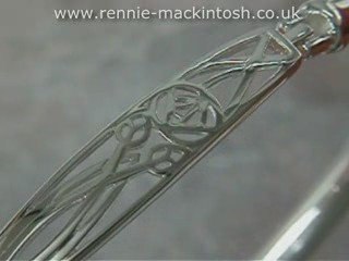 Rennie Mackintosh bangle DWA246m1 Sterling silver