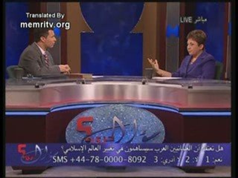 Wafa Sultan Blasts Islam, the Prophet, and Al-Qaradhawi