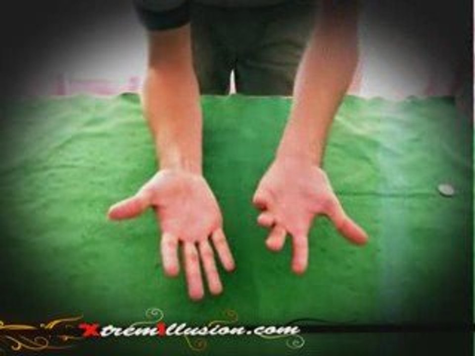 tour de magie : Apparition de piece sur xtremillusion