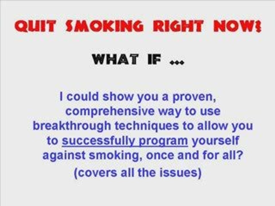 Stop & Cure Smoking Addiction - Stop Total Smoking Behavior
