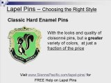 Lapel Pins - Choosing the Right Style