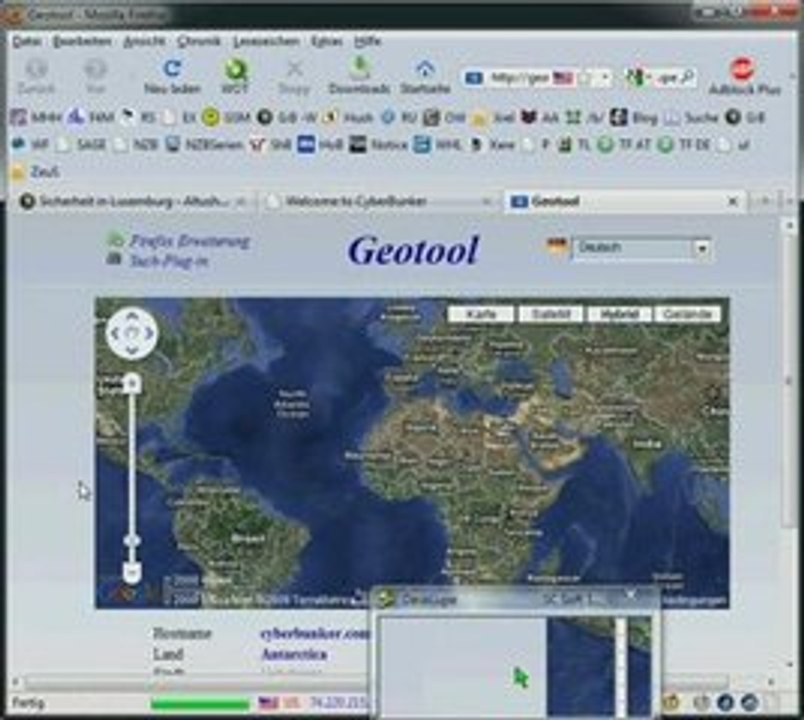 IP Gelocation Fehler in Flagfox