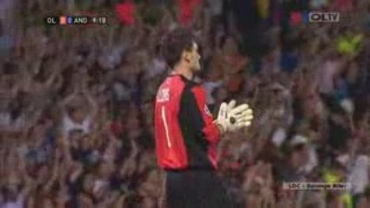 Lyon 1 - 0 Anderlecht But de Miralem Pjanic LDC