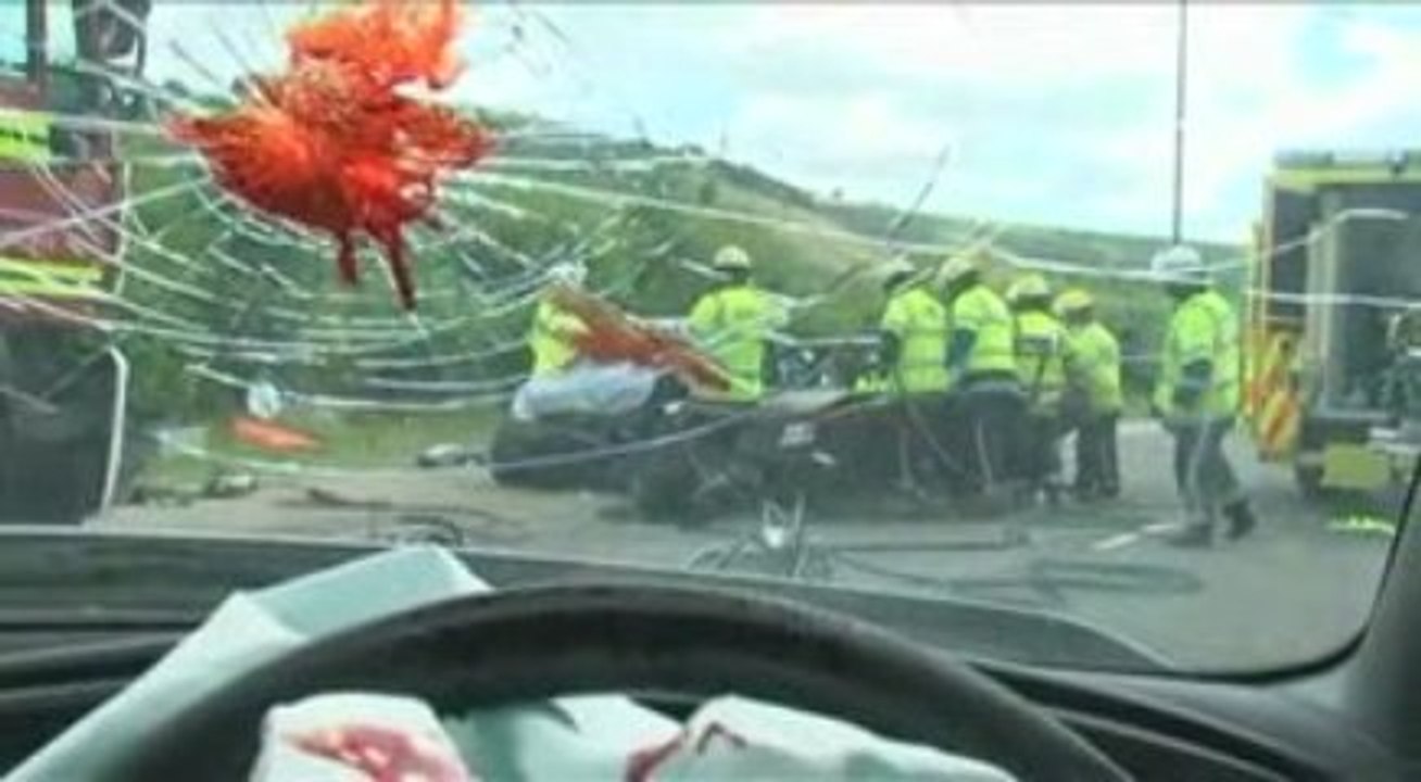 Ca n'arrive pas qu'aux autres... Prudence sur la route !