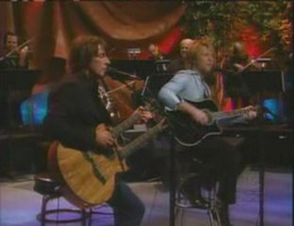 Jovi &  Sambora Thank you for loving me live tonight show