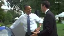 Under The Hood With Obama And NASCAR Champ Jimmie Johnson