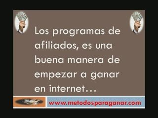 Programa de afiliados para (ganar) en (internet)