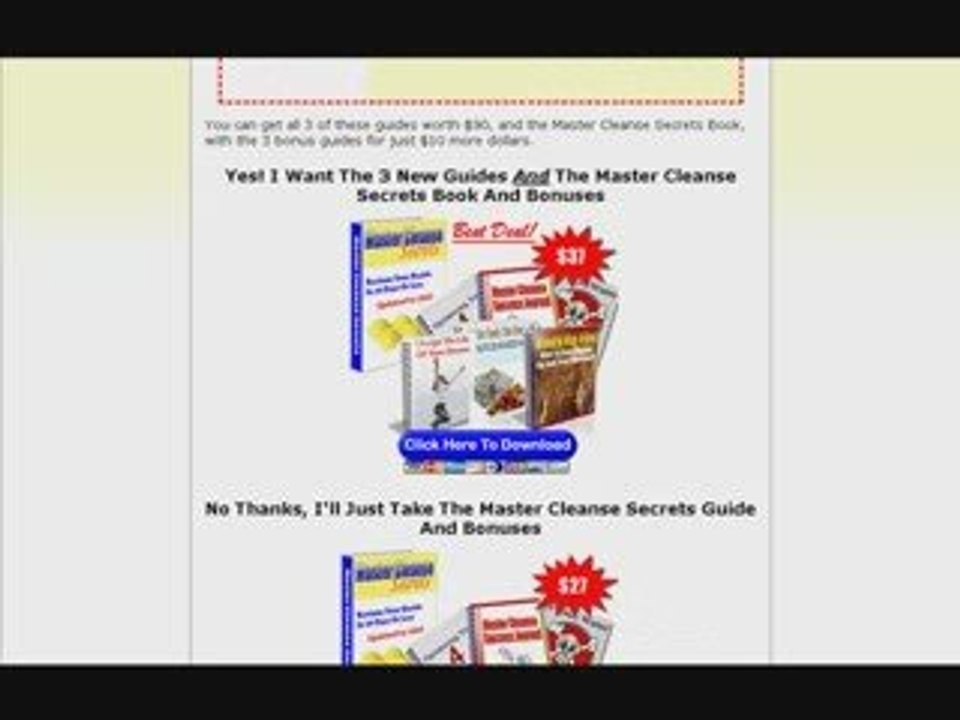 Master Cleanse Secrets 10 Day Diet- A Review