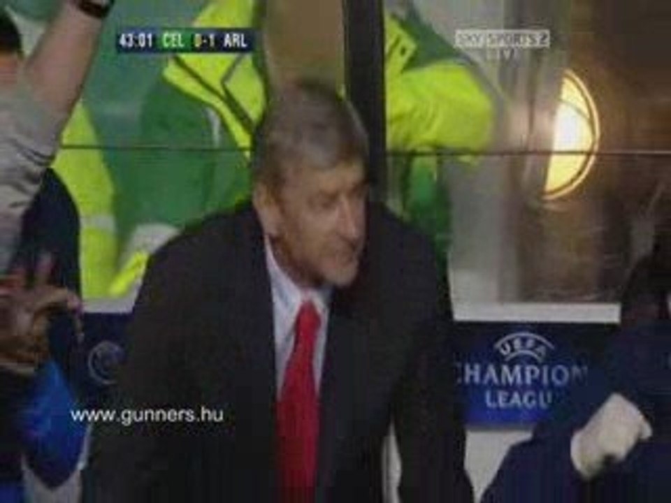 Celtic 0-2 Arsenal