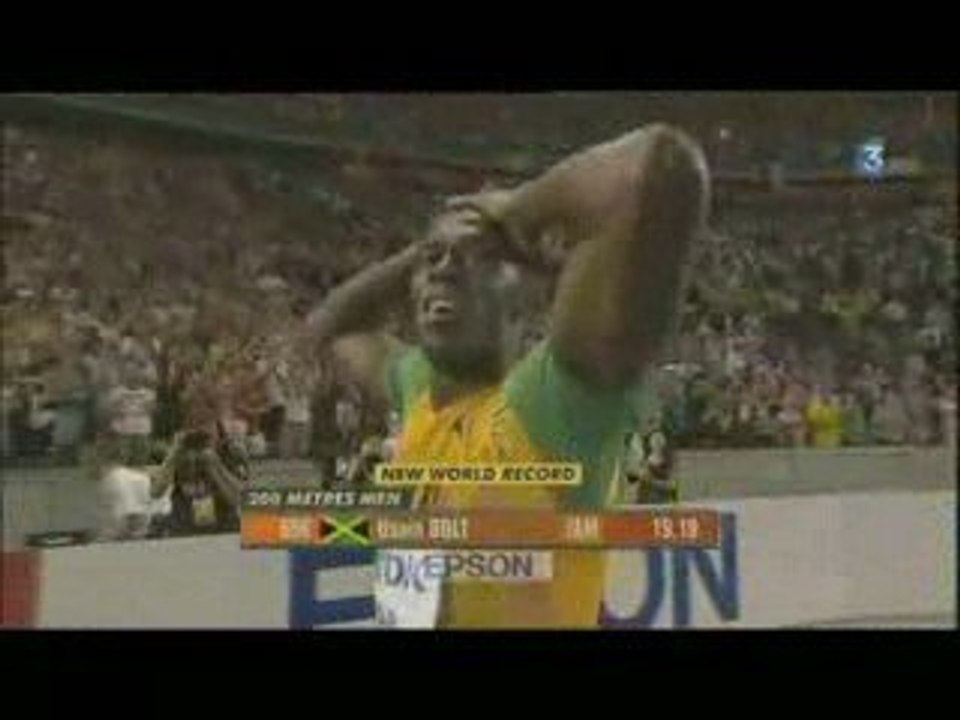 Usain Bolt 19"19 - Nouveau record du monde du 200m !