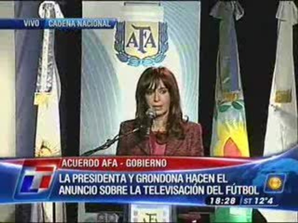 Acuerdo AFA-Gobierno