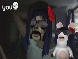 danse avec un lapin crétin