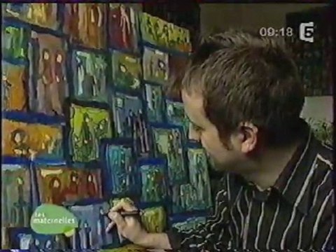 LOUIS RUNEMBERG ARTISTE PEINTRE SUR FRANCE 5 TELEVISION