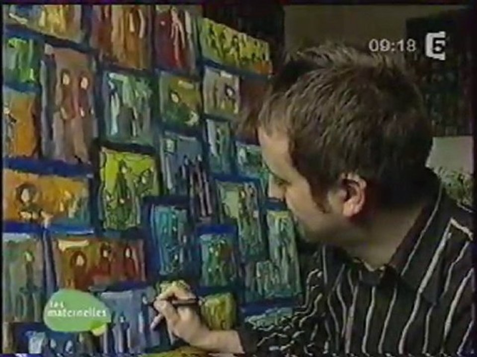 LOUIS RUNEMBERG ARTISTE PEINTRE  SUR FRANCE 5 TELEVISION