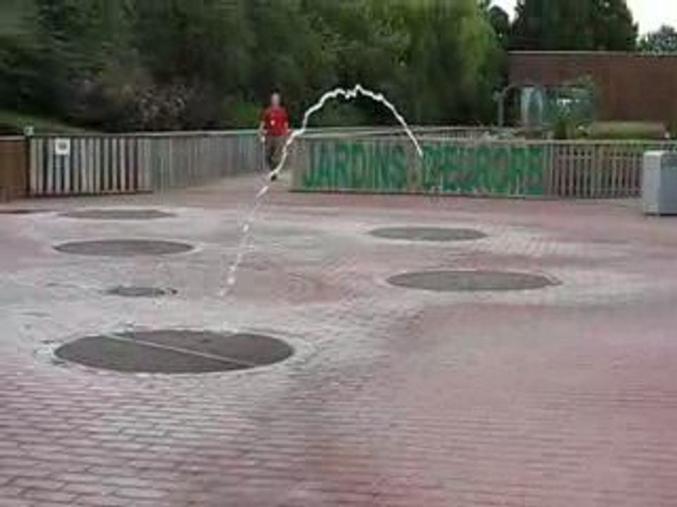 Futuroscope : jets d'eau