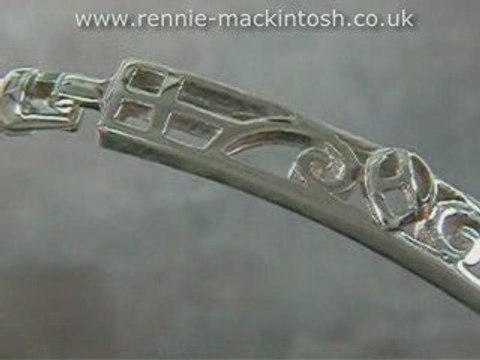 Rennie Mackintosh bangle DWA131m1 Sterling silver