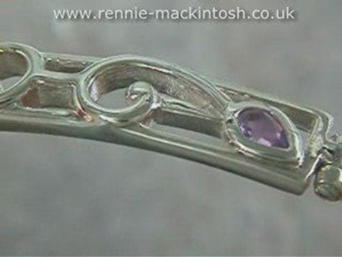 Rennie Mackintosh bangle DWA327m1 Sterling silver