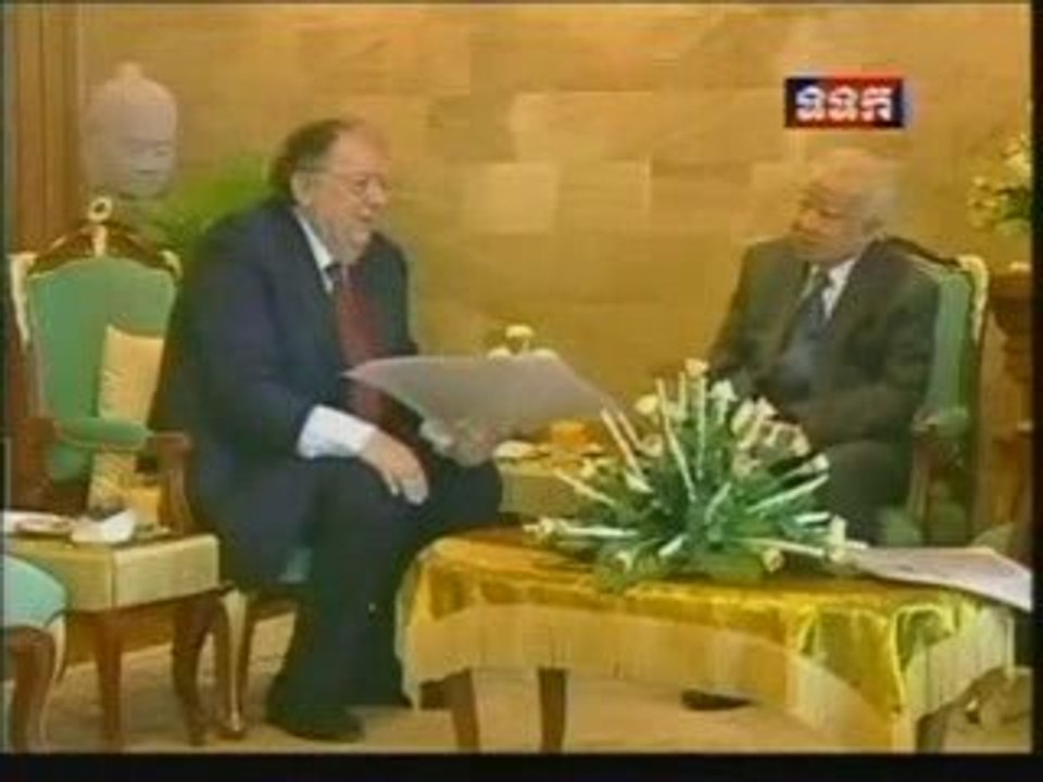 TVK Khmer News- 26 August 2009-3 Samdech Sihanouk/Monineath