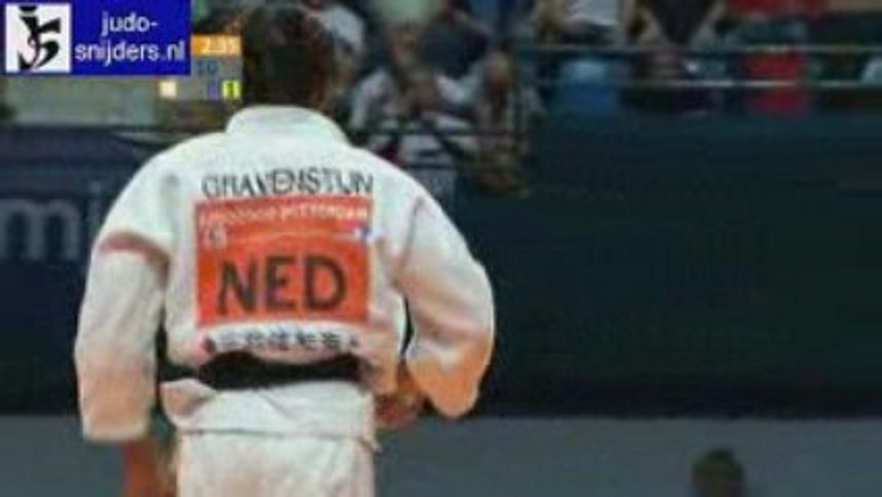 Judo 2009 Rotterdam:Ribout (FRA) - Gravenstein (NED) [-57kg]