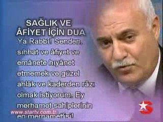 saglik ve afiyet icin dua - NihatHatipoglu.Org