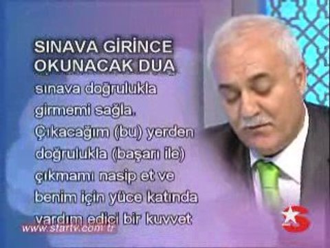 Sınava girince okunacak dua - NihatHatipoglu.Org