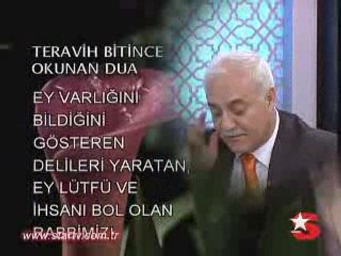 teravih bitince okunacak dua - NihatHatipoglu.Org