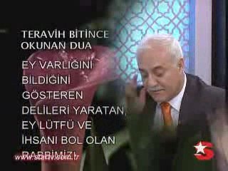 teravih bitince okunacak dua - NihatHatipoglu.Org