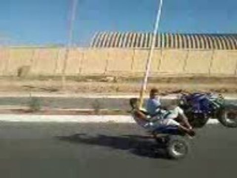 tayeb a mosta 2009 en roue 450 yfz raptor