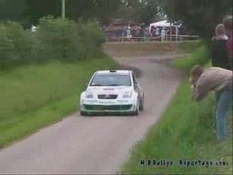 Marc Amourette au Rallye du Tréport 2007 C2 super1600